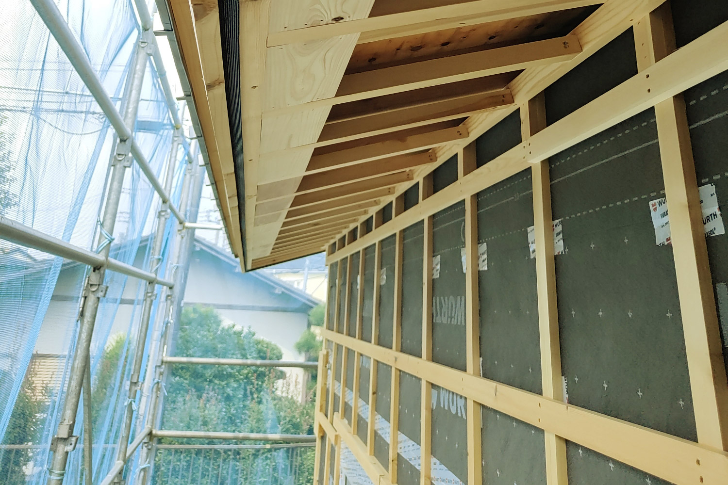 夢建築工房の外装下地検査